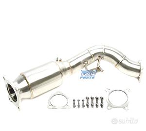 SOPPRESSORE DOWNPIPE PORSCHE MACAN 14-18 ACCIAIO 6