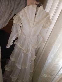 Vestito da sposa spalle 30 sotto ascella 35 lungo