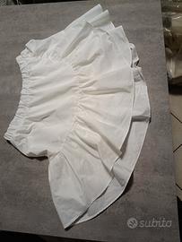 Gonna bambina con volantini