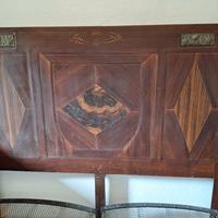 Coppia letti antichi primi ‘900 in ferro con rete