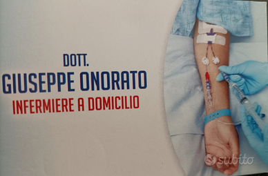 Infermiere a domicilio (medicazione Picc)