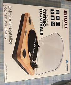 Aiwa giradischi all-in-one stereo turntable