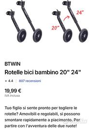 Rotelle per Bici 20"-24"