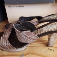 Sabot Furla in pelle e cuoio mis.40 tacco 9