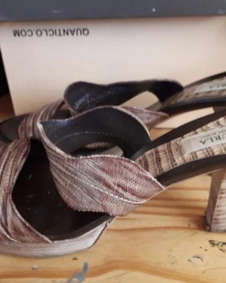 Sabot Furla in pelle e cuoio mis.40 tacco 9