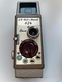 Bell & Howell 624 Cinepresa 8mm a molla con Borsa