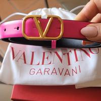 Valentino Garavani cintura reversibile vlogo 2 cm