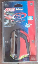 Bloccadisco Abus Trigger Rosso - mai usato.