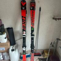Rossignol Hero FIS SL 165 + attacchi Look SP18 WC