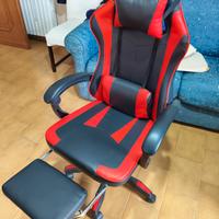 sedia Gaming rossa
