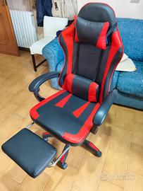 sedia Gaming rossa