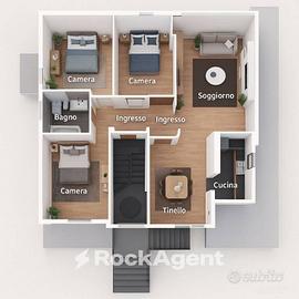 AMPIO APPARTAMENTO IN BIFAMILIARE A SANT'EGIDIO AL