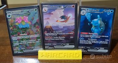 pokemon set 151 ita charizard,blastoise,venosaur