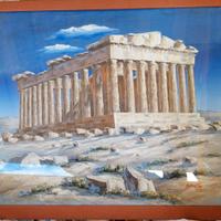 OPERA D'ARTE Olio su tela con  Firma di Basilioy 