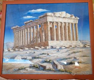 OPERA D'ARTE Olio su tela con  Firma di Basilioy 