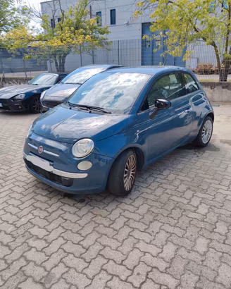 Fiat 500 1.2 Lounge 2008 incidentata marciante
