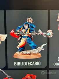 Warhammer 40k space marine librarian bibliotecario
