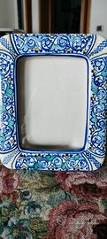 Cornice porta foto Ceramica Deruta 