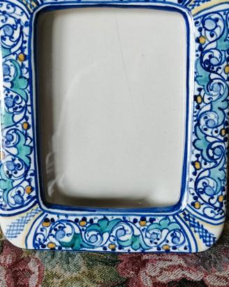 Cornice porta foto Ceramica Deruta 