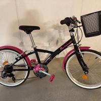 Bicicletta bimba 5/10 anni btwin 500