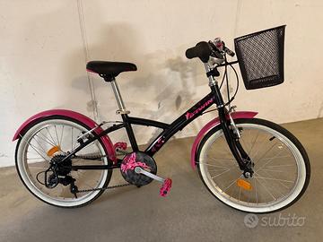Bicicletta bimba 5/10 anni btwin 500