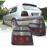 FANALI PER VOLKSWAGEN VW GOLF 3 91-97 ROSSO AFFUMI