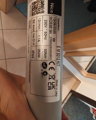 Motore  Tapparella Nice Era EM 5012 KIT 50Nm