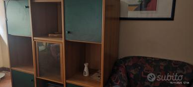 credenza verde e frassino