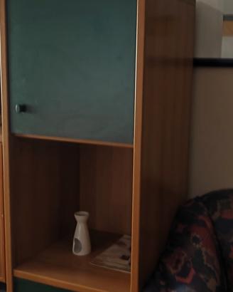 credenza verde e frassino