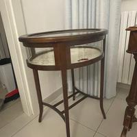Tavolino teca  antiquariato