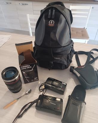 Set per fotografia zaino + 2 fotocamere compatte 