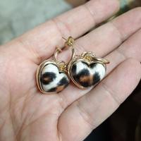 Orecchini leopardati