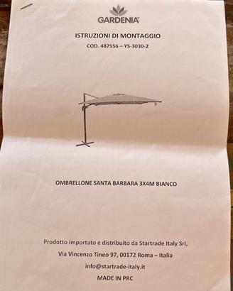 Ombrellone da giardino