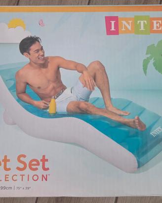 poltrona gonfiabile piscina 