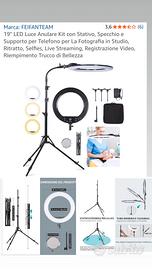 lampada led per estetiste/tatuatori