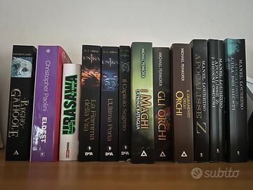 Lotto libri fantasy, thriller e narrativa