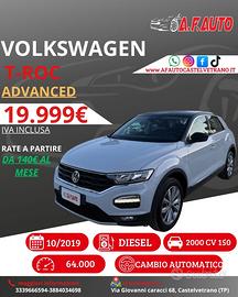 Volkswagen T-Roc 2.0 TDI SCR 4MOTION Advanced Blue