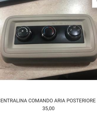 Centralina comando aria posteriore
