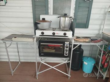 mobile cucina da campeggio 
