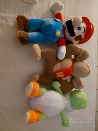 set da 3 peluche super mario