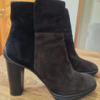 Stivaletti Tronchetto Camoscio Pelle 37.5