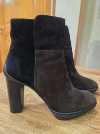 Stivaletti Tronchetto Camoscio Pelle 37.5