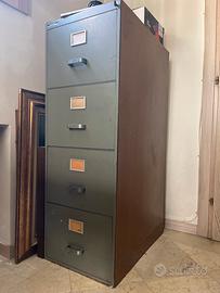Schedario ufficio 4 cassetti anni ‘60 KARDEX ITALY