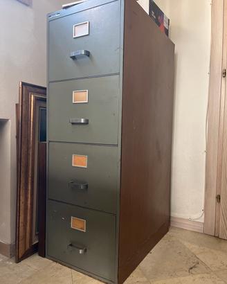 Schedario ufficio 4 cassetti anni ‘60 KARDEX ITALY