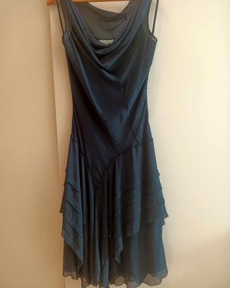 Vestito blu elegante
