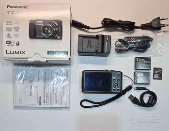 Panasonic Lumix TZ41, 2 batterie, SD 64GB