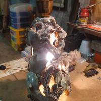 Lampada in terracotta