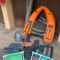 Belly Boat con accessori