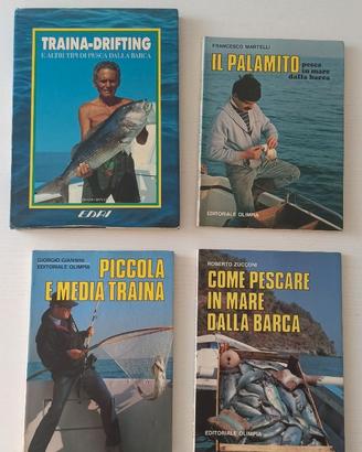 Libri pesca in mare Traina e palamito anni 80-90