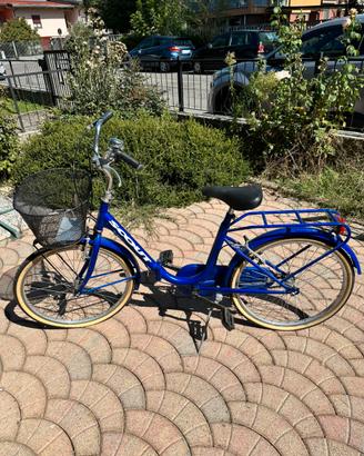 Bicicletta da pesseggio blu Scout